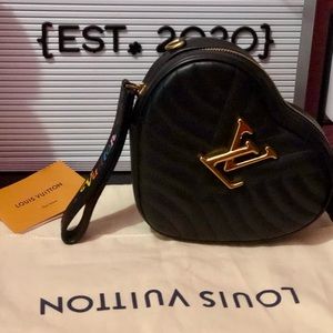 Authentic Louis Vuitton New Wave Black Heart Bag